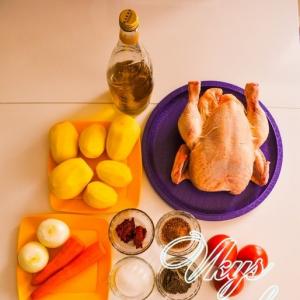 Жаркое из курицы с картошкой: рецепт приготовления Как готовить жаркое по домашнему с курицей